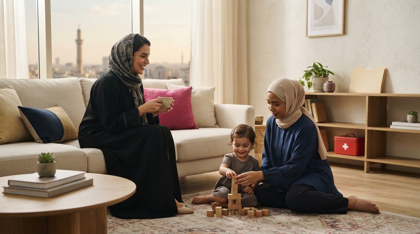 Childcare at Home in Riyadh with Flexible Plans and Safety Checks